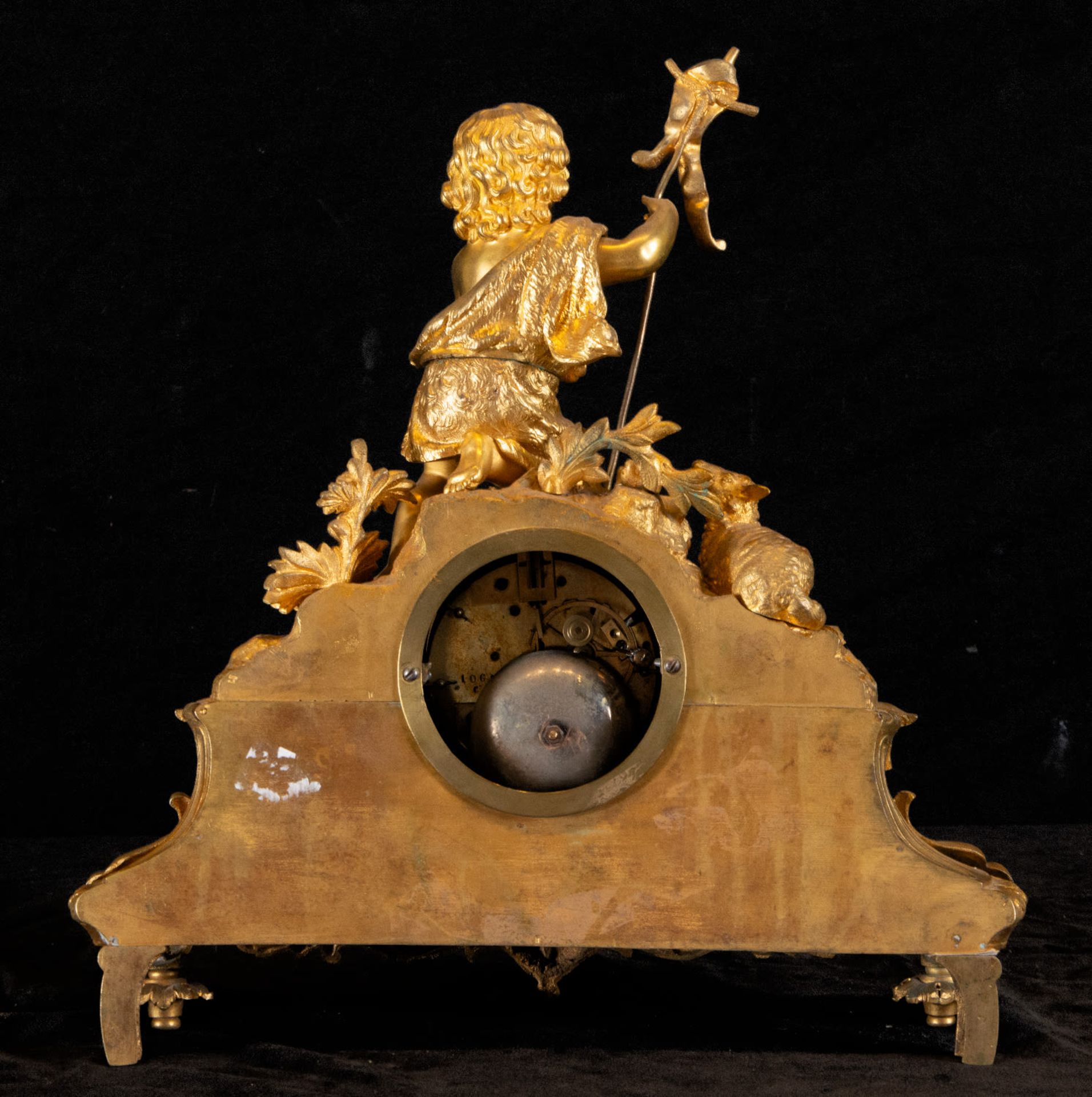 Complete French Garniture in mercury gilt bronze in Louis XV style, 19th century French work - Bild 7 aus 7