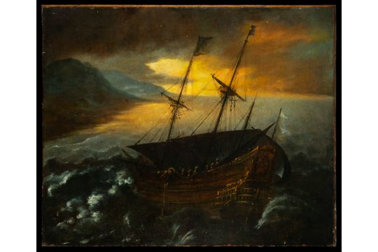 The Shipwreck of Pedro, Portuguese Baroque school of the 17th century - Bild 6 aus 10