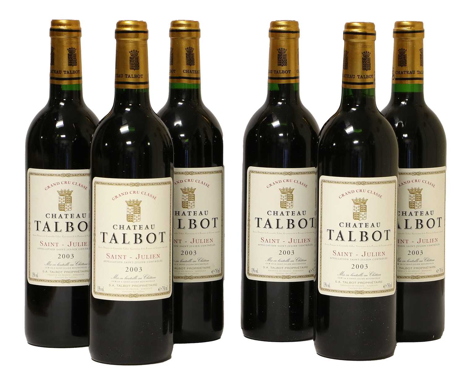 Château Talbot 2003, Saint-Julien (twelve bottles) - Image 7 of 10