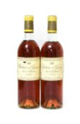 Château d'Yquem, Lur-Saluces 1968 (two bottles)