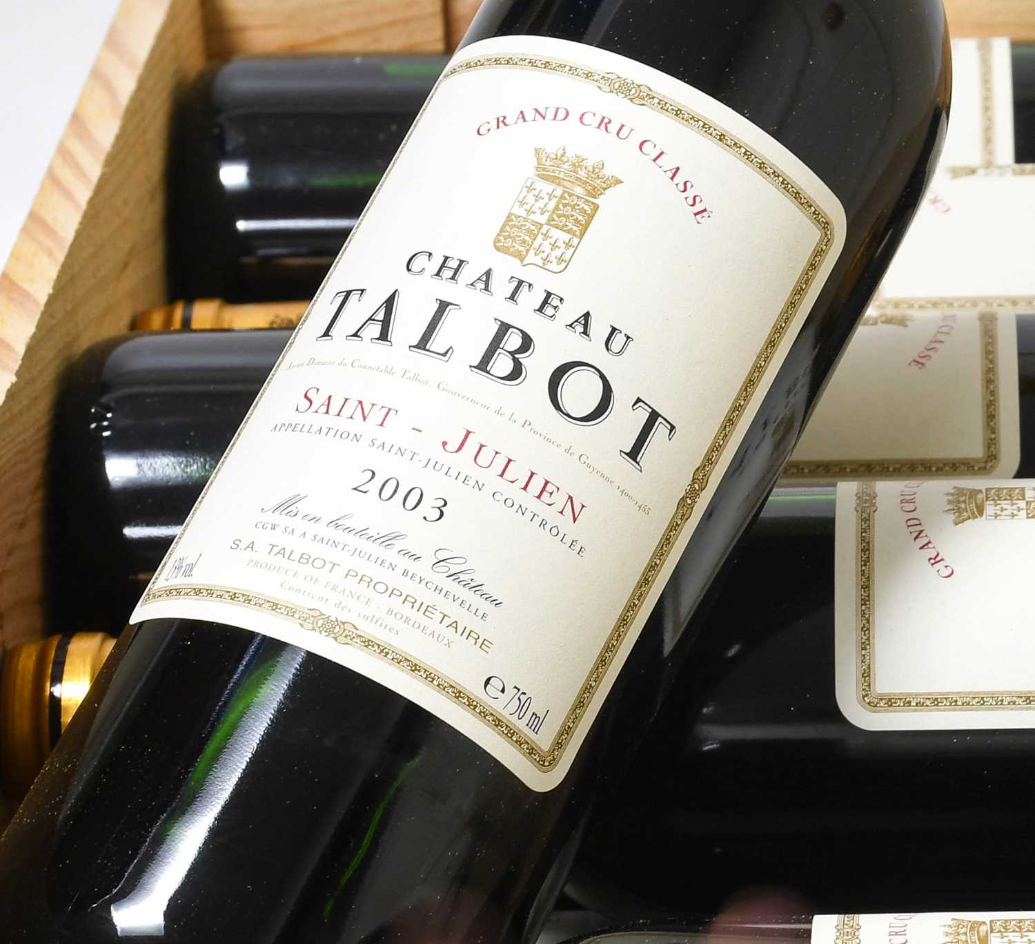 Château Talbot 2003, Saint-Julien (twelve bottles) - Image 4 of 10