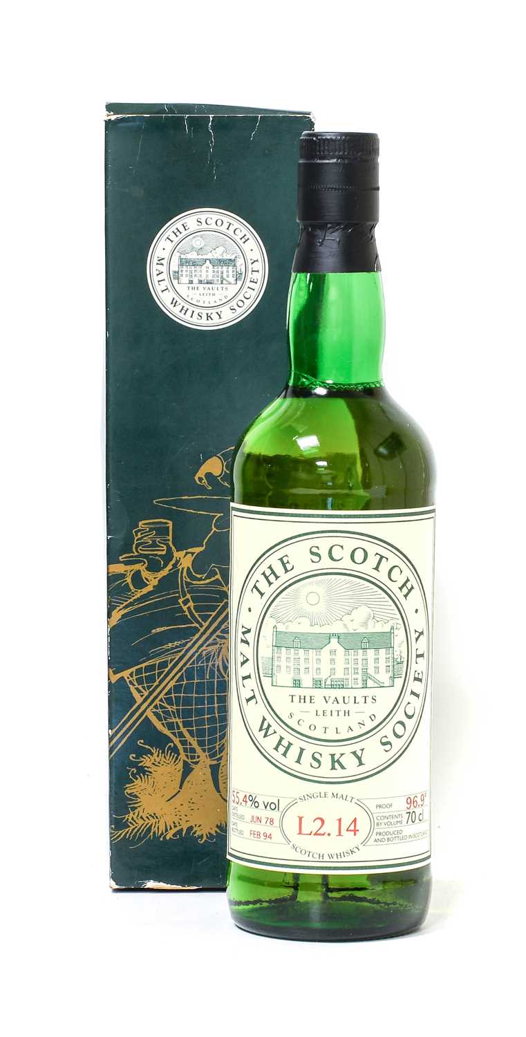 SMWS L2.14 Glenlivet 1978, by independant bottlers the Scotch Malt Whisky Society, distilled 1978,