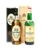 Glenlivet 12 Year Old Unblended All Malt Scotch Whisky, 1970s bottling, 70º Proof, 26 2/3 fl.