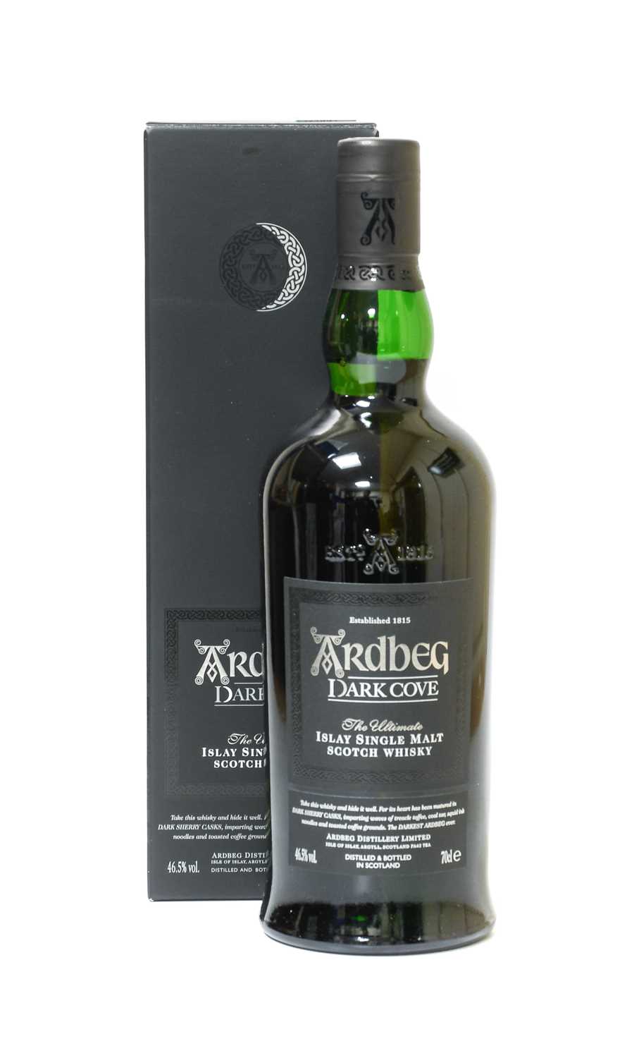 Ardbeg "Dark Cove" Islay Single Malt Scotch Whisky, 46.5% vol 700ml, in original cardboard sleeve (