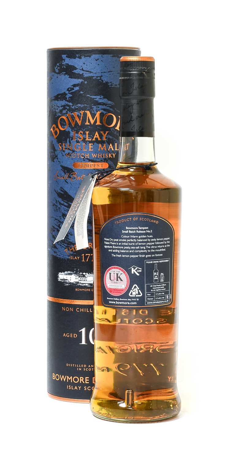 Bowmore Tempest 10 Year Old Islay Single Malt Scotch Whisky, small batch release No.II, bottled - Image 2 of 2