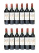 Château Lilian Ladouys 2000 Saint Estèphe (twelve bottles)