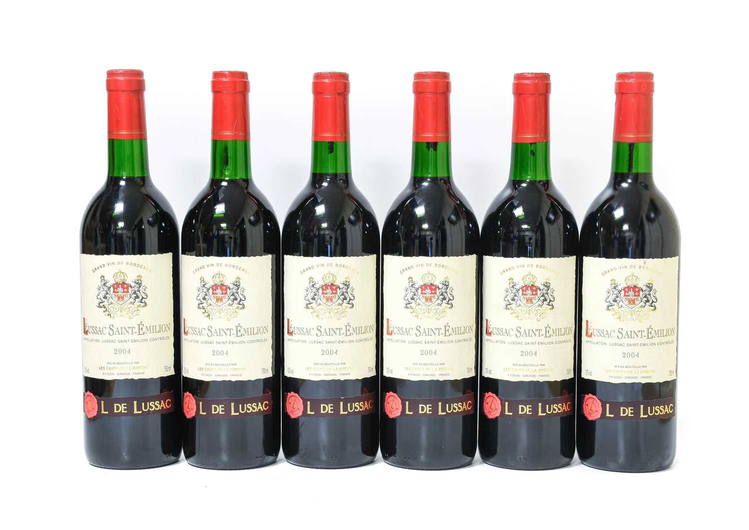 L de Lussac 2004 Saint-Émilion (six bottles)