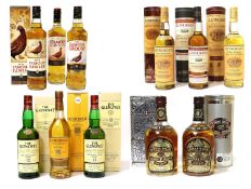 Glenlivet 12 Year Old Single Malt Scotch Whisky, 40% vol, 70cl (two bottles), Chivas Regal 12 Year