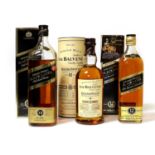 Balvenie 12 Year Double Wood Single Malt Scotch Whisky, 40% vol, 70cl (one bottle), Johnnie Walker