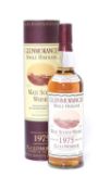 Glenmorangie 1975 Single Highland Malt Scotch Whisky, 29 year old, bottled in 2004, 43% vol 75cl, in