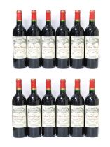 Château Calon-Sègur Grand Cru Classe 2000, Saint-Estèphe (twelve bottles)