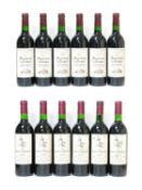 Château Martignan 2000 Médoc (six bottles), Seigneurs D'Albret 2004 Haut-Medoc (six bottles) (12)