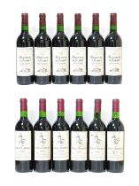 Château Martignan 2000 Médoc (six bottles), Seigneurs D'Albret 2004 Haut-Medoc (six bottles) (12)