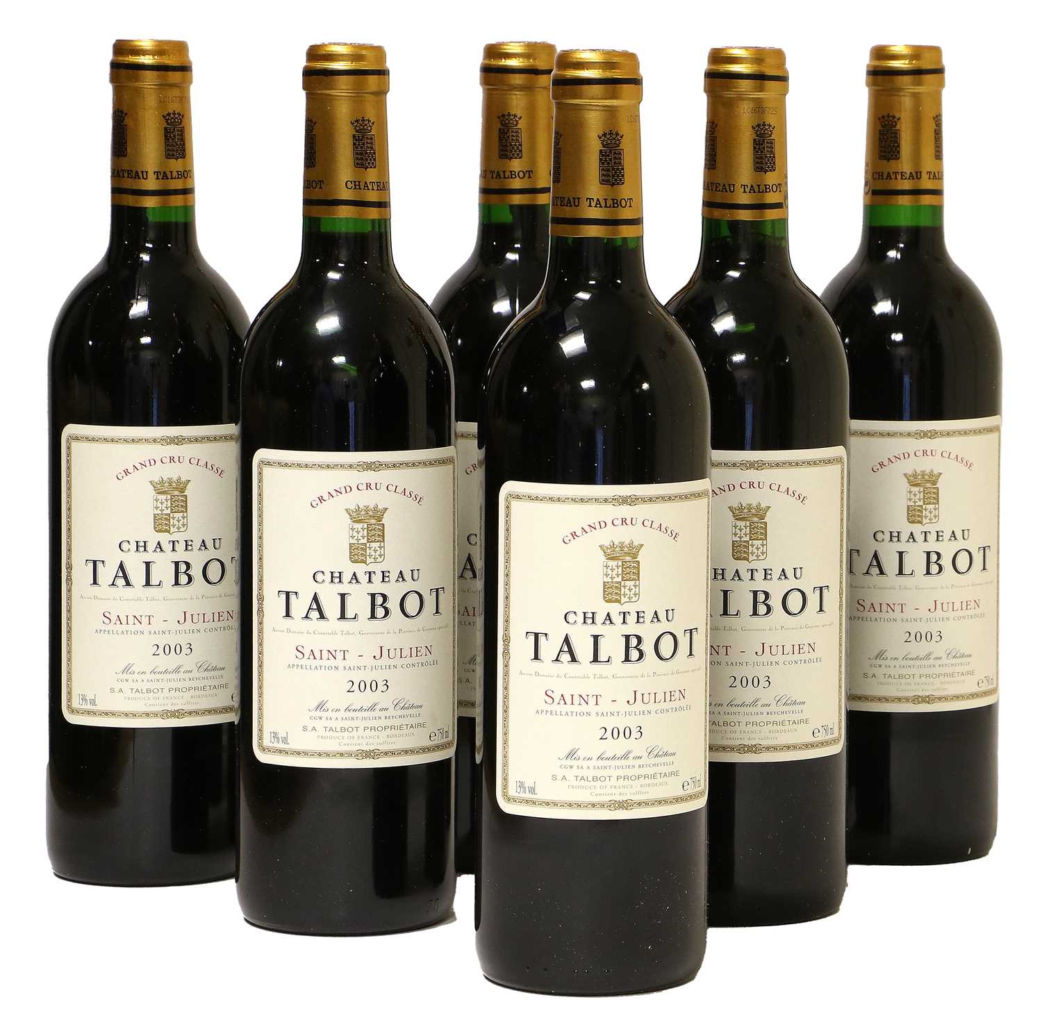 Château Talbot 2003, Saint-Julien (twelve bottles) - Image 8 of 10