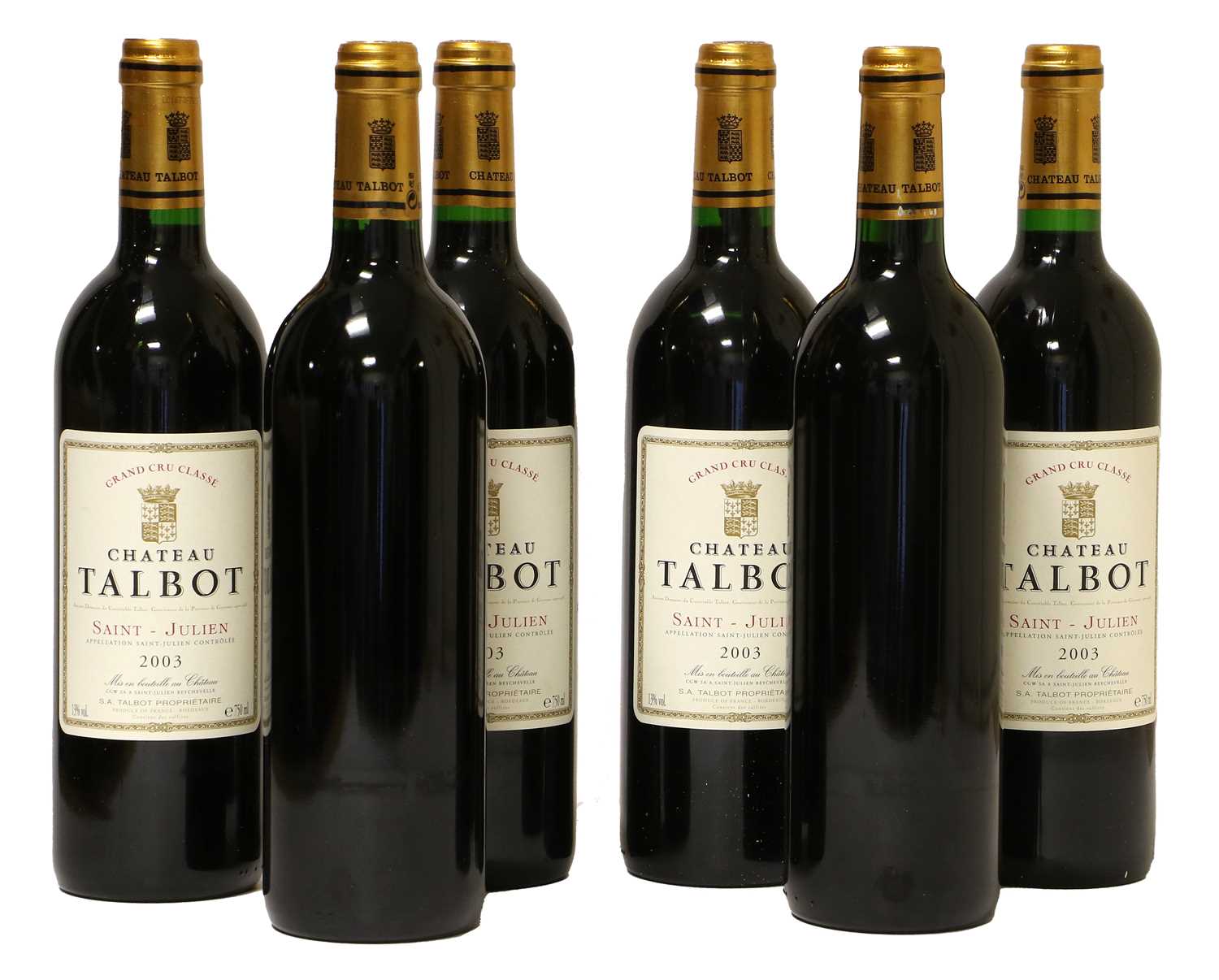 Château Talbot 2003, Saint-Julien (twelve bottles) - Image 6 of 10