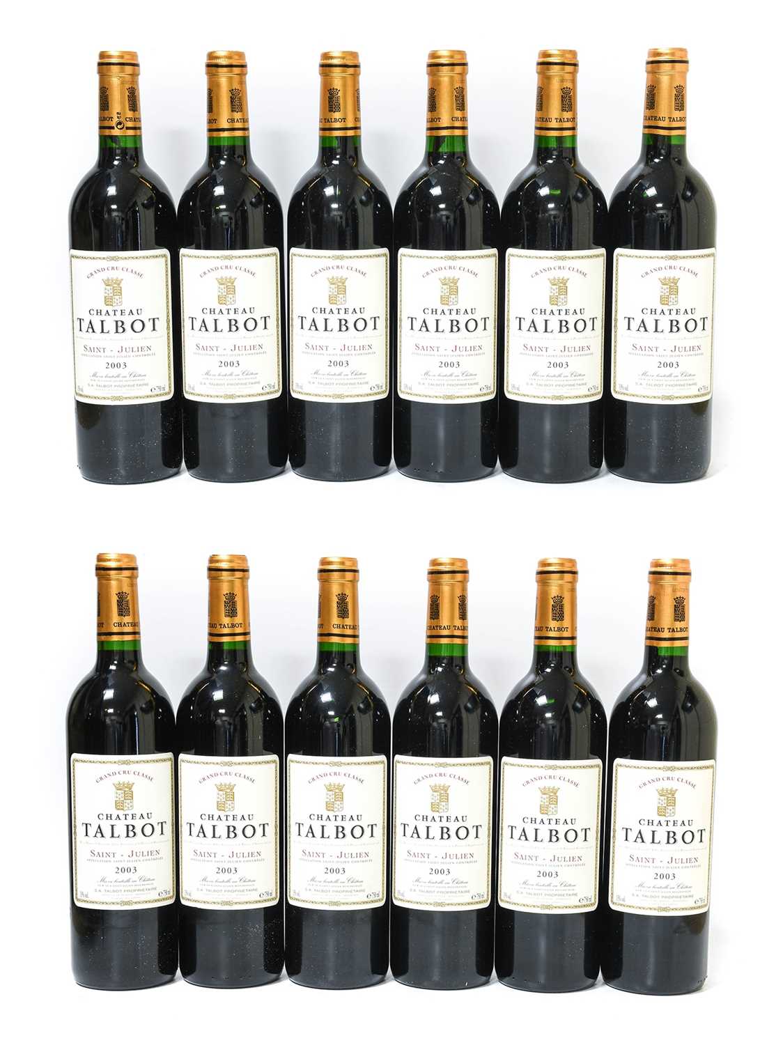 Château Talbot 2003, Saint-Julien (twelve bottles) - Image 2 of 10