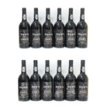 Dow's 1977 Vintage Port (twelve bottles)