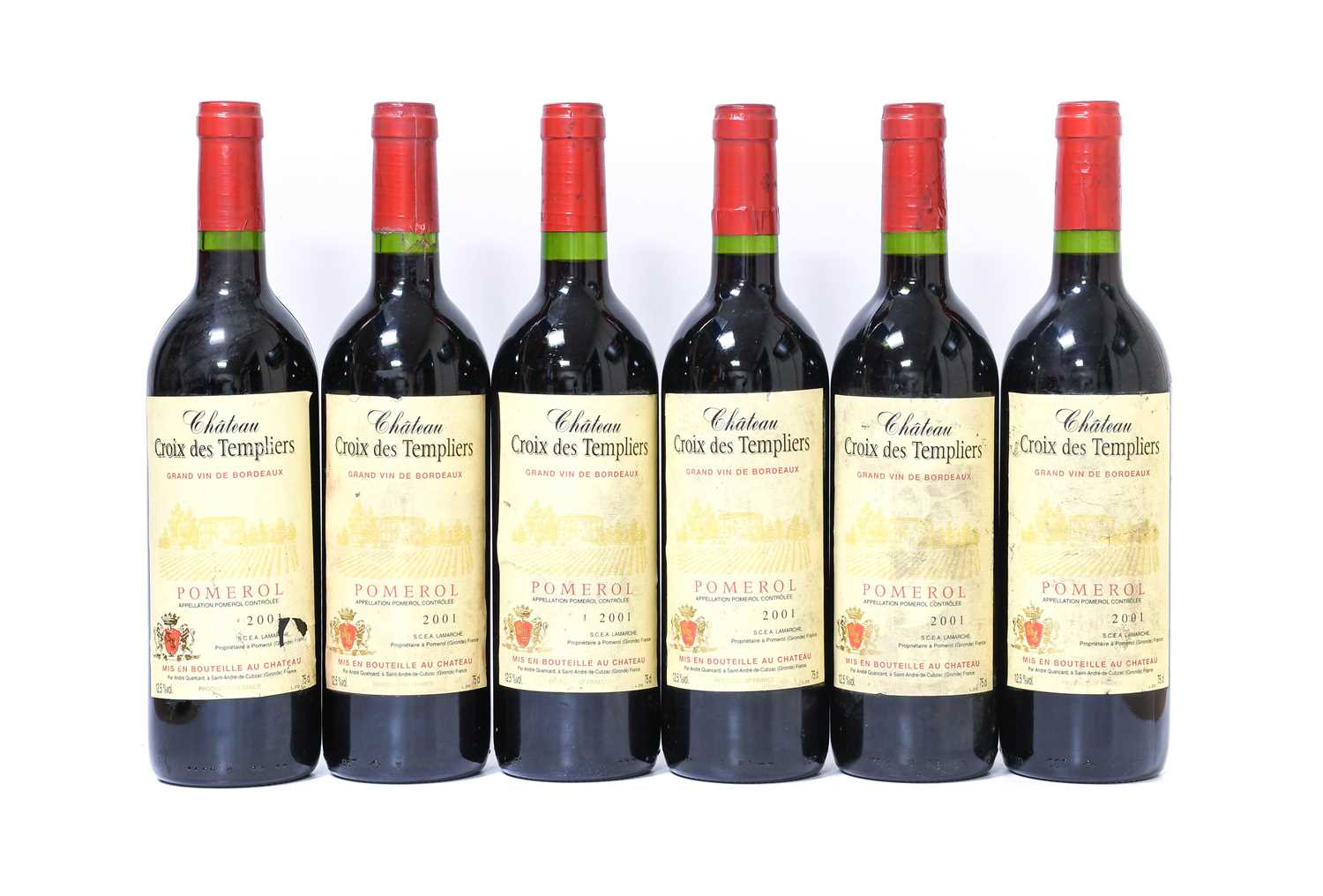 Château Croix Des Templiers 2001 Pomerol (six bottles)