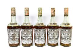 Hennessy Cognac, 1970s bottling (five bottles)