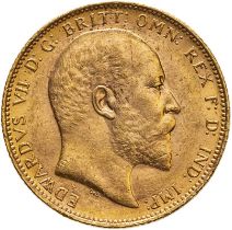 1903 M Gold Sovereign Good very fine