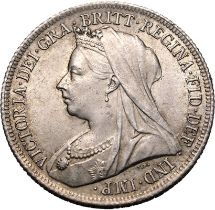 1901 Silver Shilling