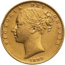 1882 M Gold Sovereign Shield Very fine