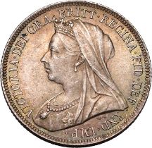 1900 Silver Shilling