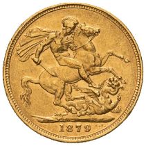 1879 Gold Sovereign NGC AU Details