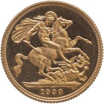 1999 Gold Sovereign Proof A/FDC