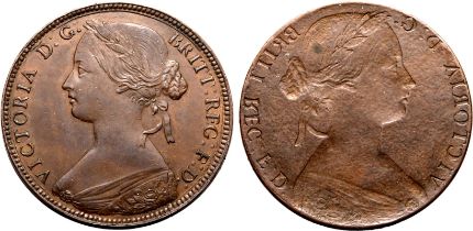 Bronze Penny Mirror Brockage