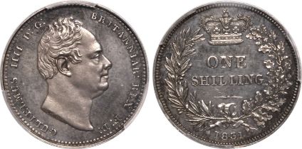 1831 Silver Shilling (Proof only) PCGS PR63