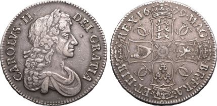 1679 Silver Crown Good very fine