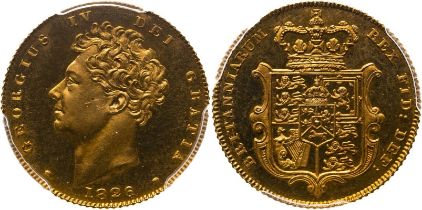 1826 Gold Half-Sovereign Proof PCGS PR65 DCAM