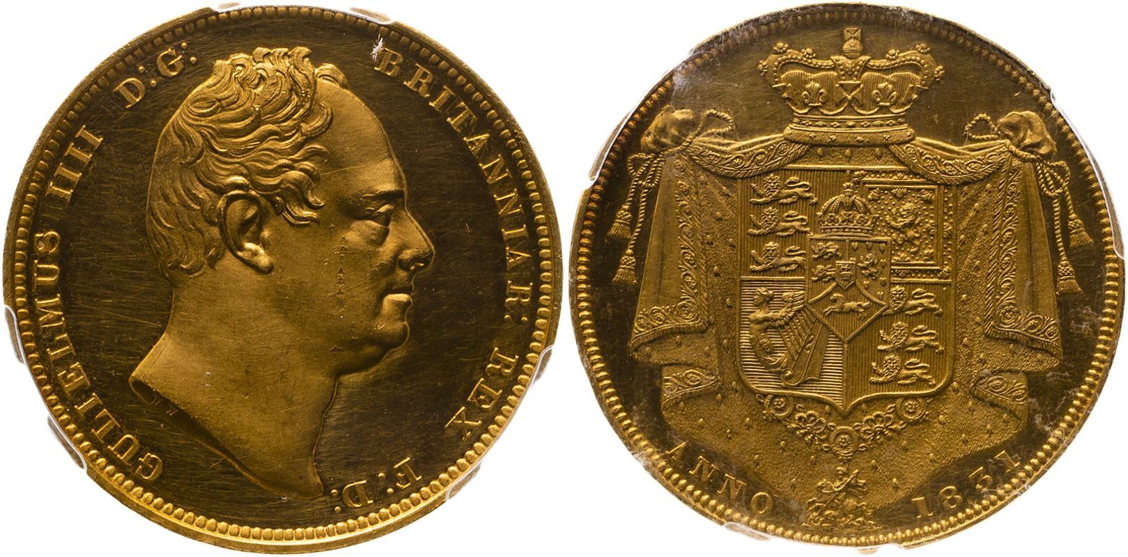 1831 Gold 2 Pounds (Double Sovereign) Proof PCGS PR61 CAM