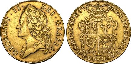 1740/39 Gold 2 Guineas Very fine