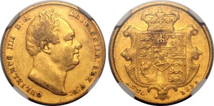 1835 Gold Sovereign Possible 5/3 NGC XF 45