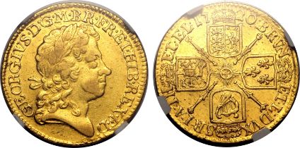1720 Gold Guinea NGC XF 45