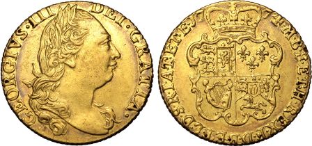 1774 Gold Guinea Good very fine, light scratches