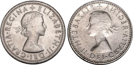 CuproNickel Sixpence Obverse Brockage