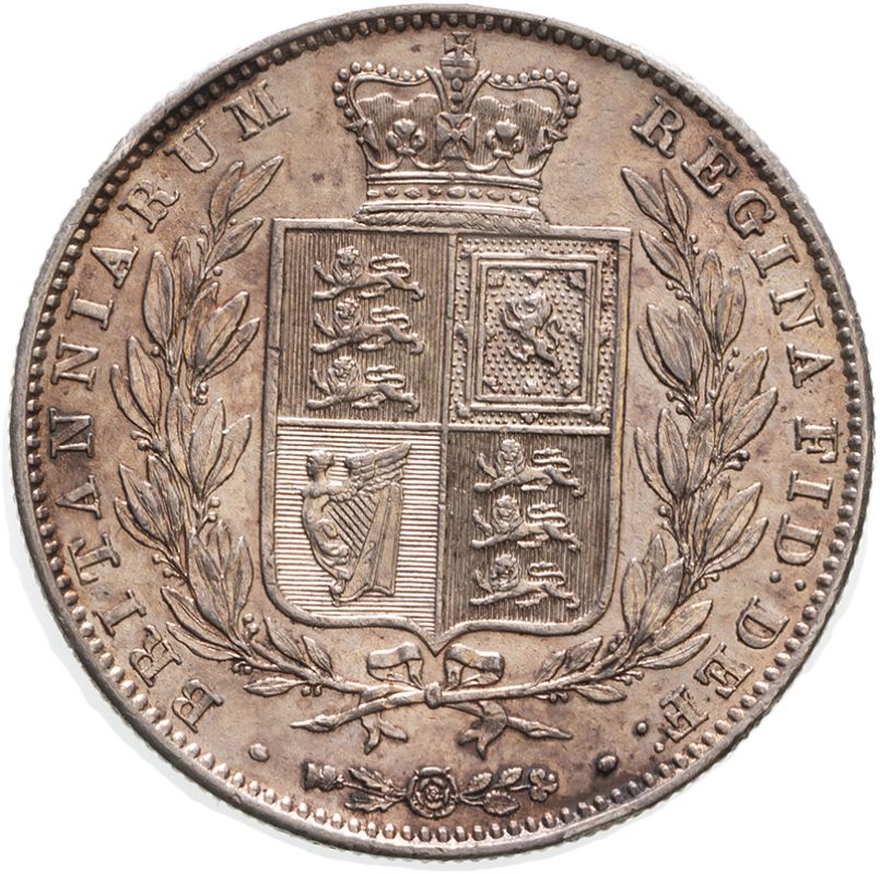 1840 Silver Halfcrown About extremely fine - Image 2 of 2