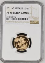 2011 Gold Sovereign Proof NGC PF 70 ULTRA CAMEO