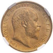 1904 S Gold Sovereign NGC MS 62