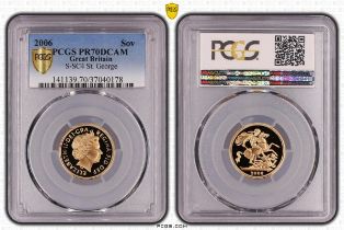 2006 Gold Sovereign Proof PCGS PR70 DCAM