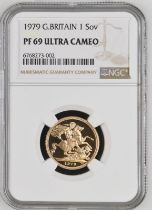 1979 Gold Sovereign Proof NGC PF 69 ULTRA CAMEO