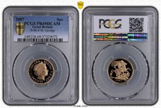 2007 Gold Sovereign Proof PCGS PR69 DCAM