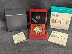 2017 Gold One Pound Nations of the Crown Proof Box & COA