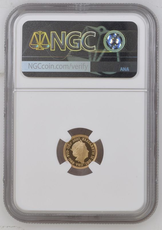 2017 Gold 1/4 Sovereign 200th Anniversary Proof NGC PF 69 ULTRA CAMEO - Image 2 of 2