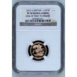 2016 Gold Half-Sovereign 90th Birthday Proof NGC PF 70 ULTRA CAMEO