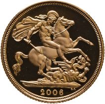 2006 Gold Sovereign Proof Box & COA