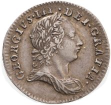 1762 Silver Threepence Very fine